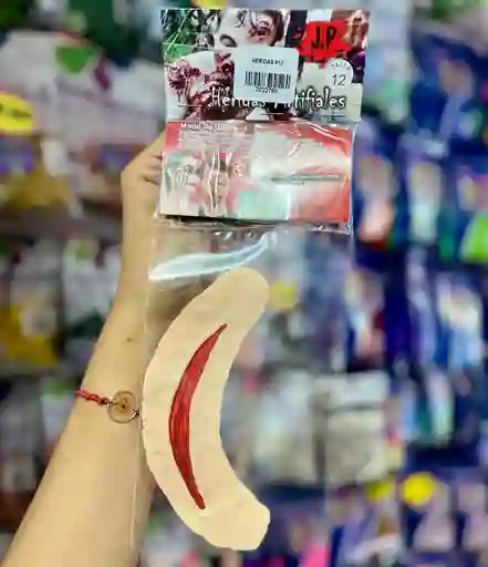 Herida Falsa Con Sangre Artificial