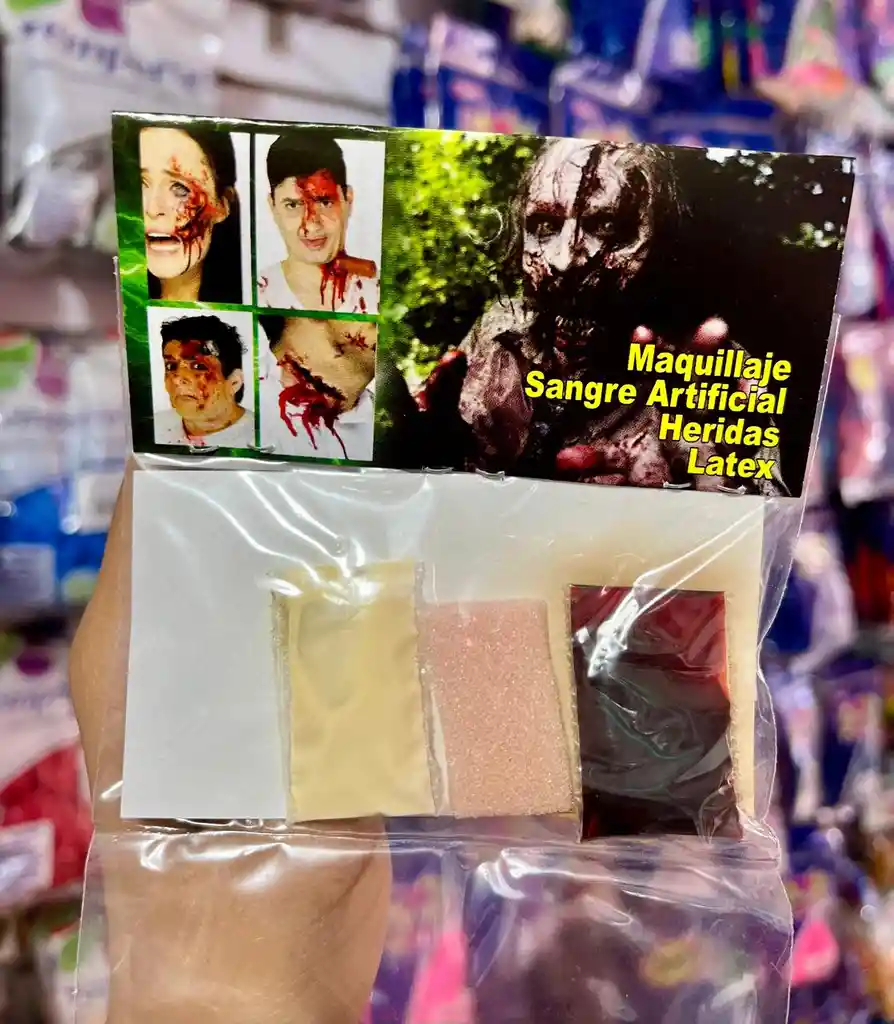 Herida Falsa Con Sangre Artificial