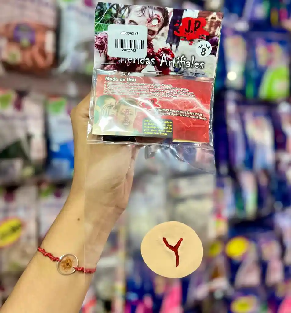 Herida Falsa Con Sangre Artificial