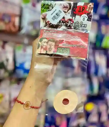 Herida Falsa Con Sangre Artificial