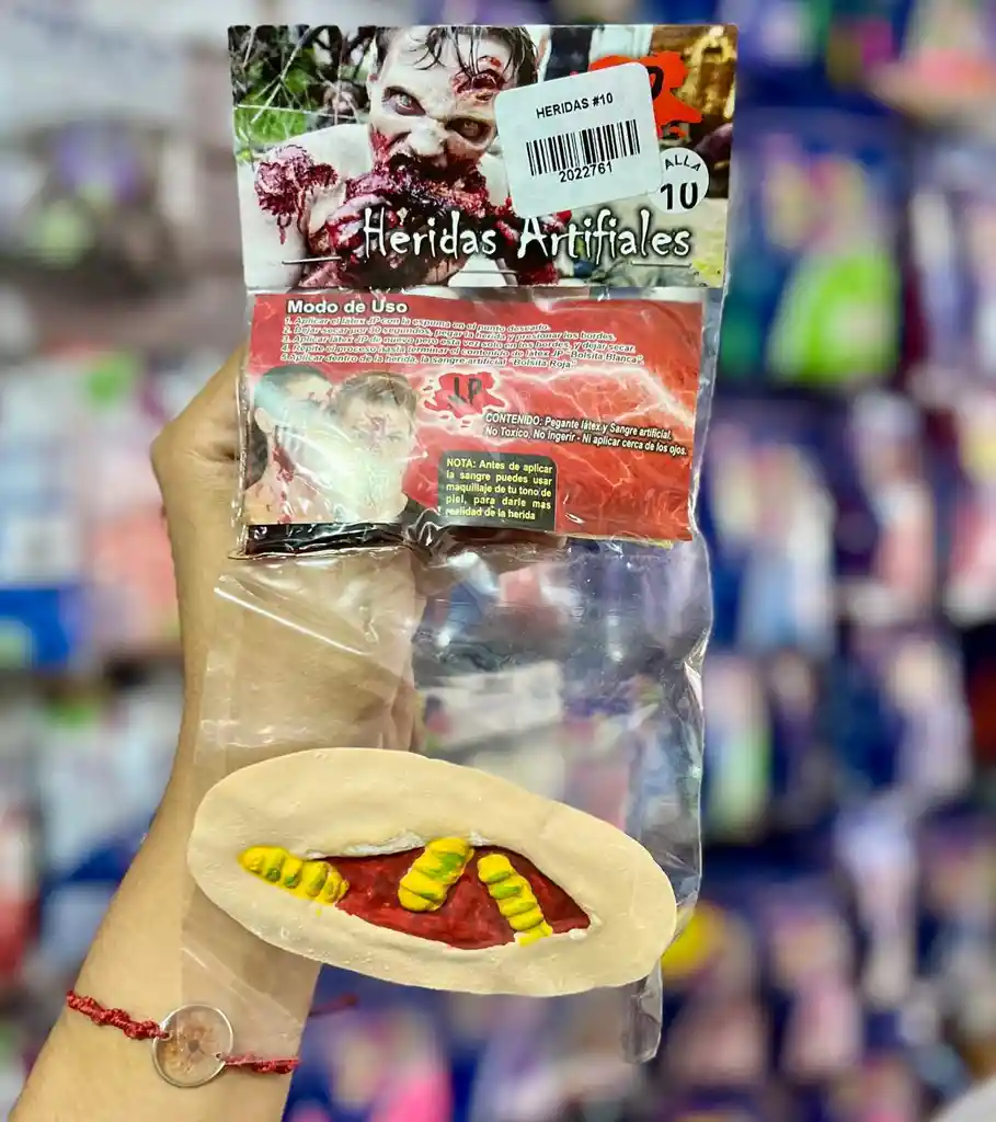Herida Falsa Con Sangre Artificial