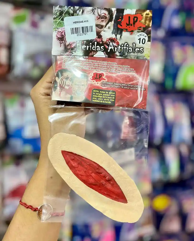 Herida Falsa Con Sangre Artificial