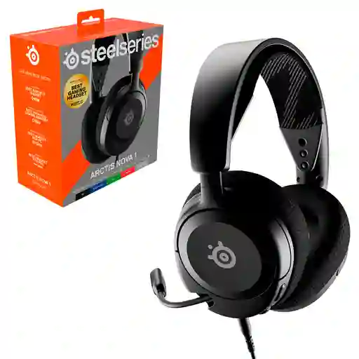 	 Diadema Gamer Steelseries Arctis Nova 1 Negra
