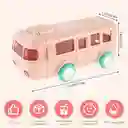 Termo Infantil Diseño Bus Carrito Botella Agua Pitillo