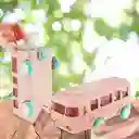 Termo Infantil Diseño Bus Carrito Botella Agua Pitillo