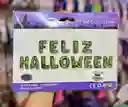 Letrero Inflable "feliz Halloween" Verde Con Manos