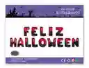 Letrero Inflable "feliz Halloween" Rojo