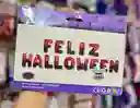 Letrero Inflable "feliz Halloween" Rojo