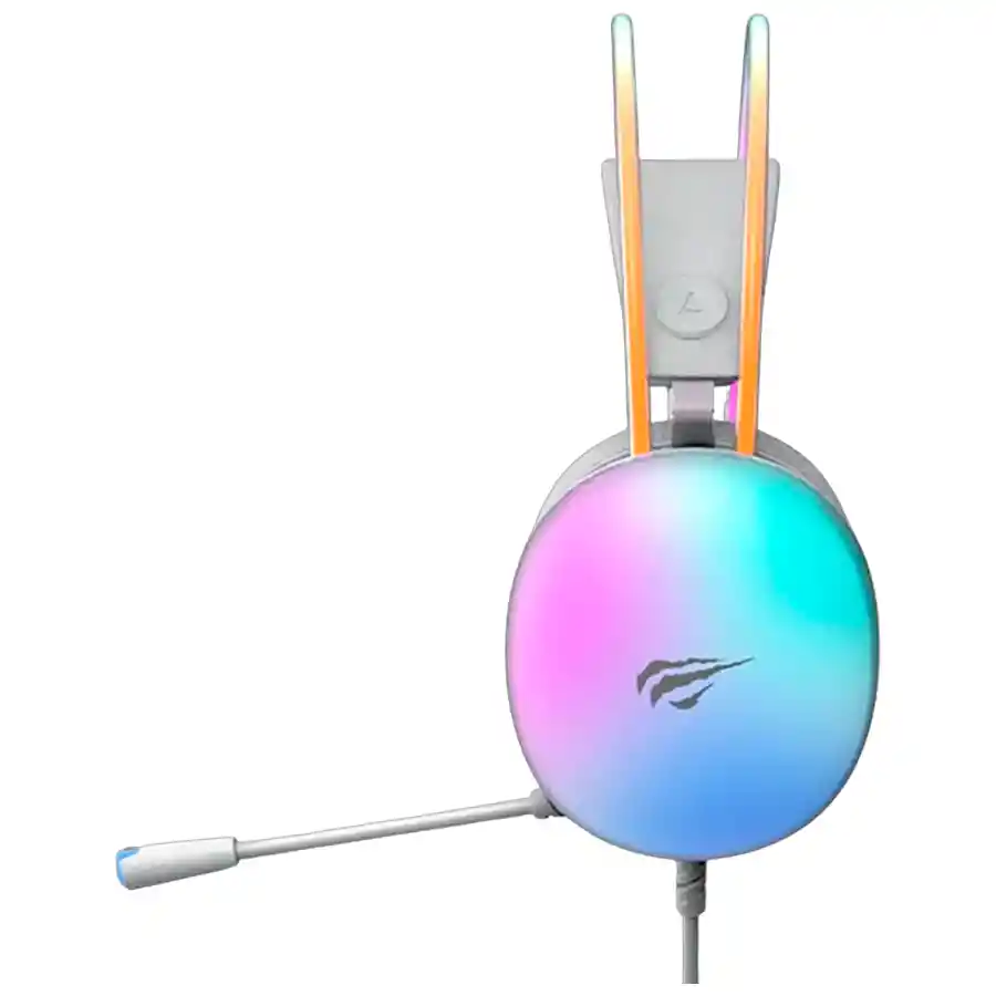 Diadema Gamer Havit Gamenote H2037d Rgb Blanco