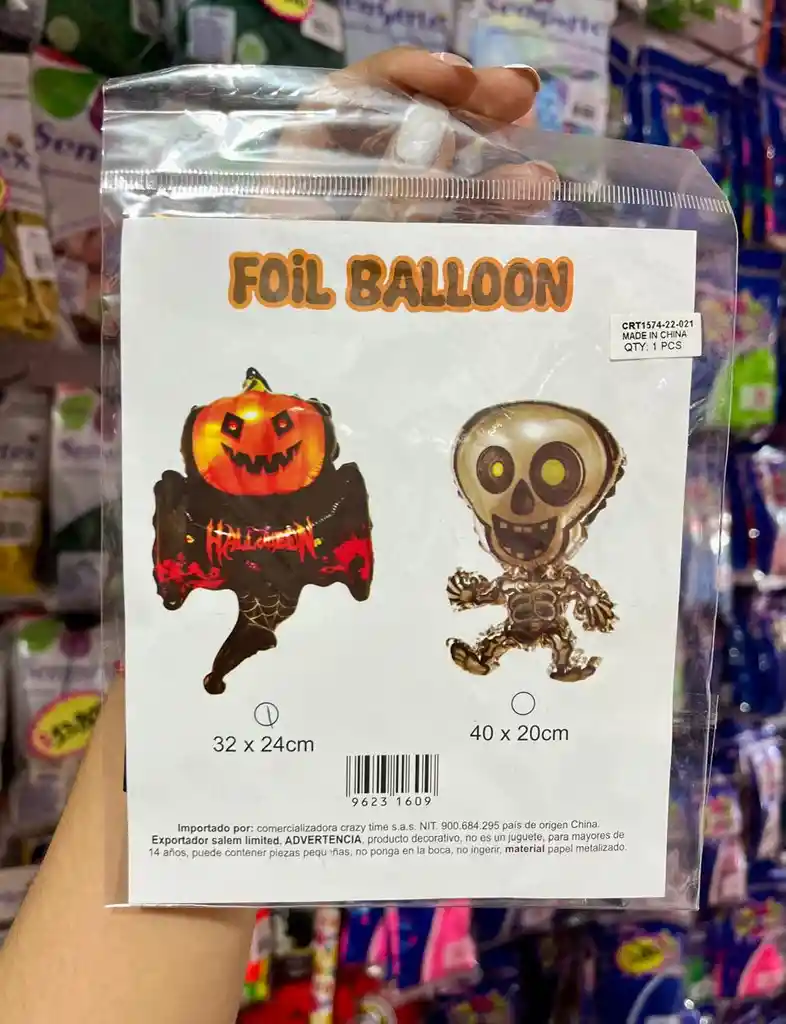 Globo Fantasma Calabaza "halloween"