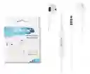Audifonos Cableados Manos Libres Beston Blancos Plug 3.5mm