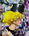 Sombrero Plastico Negro Calabazas Halloween X1