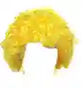 Peluca Afro Amarilla