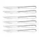 Set De 6 Cuchillos Acero Inoxidable Mesa Acero 410