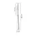 Set De 6 Cuchillos Acero Inoxidable Mesa Acero 410