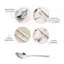 Set De 6 Cucharas Acero Inoxidable Mesa Acero 410