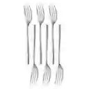 Set De 6 Tenedores Acero Inoxidable Mesa Acero 410