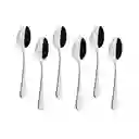 Set De 6 Cucharillas Acero Inoxidable Mesa Acero 410