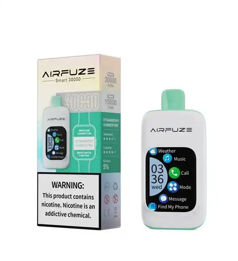 Vaporizador Vape Airfuze Smart 30k Strawberry Summertime
