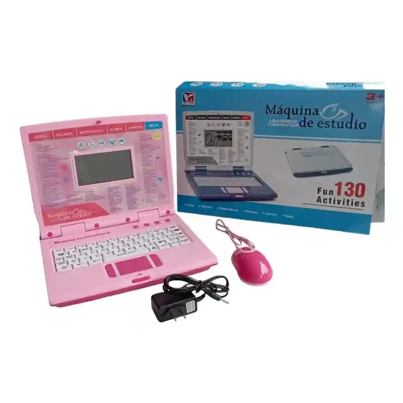 Computador Didáctico Para Niños Y Niñas - 130 Funciones Ingles Y Español - Juegos