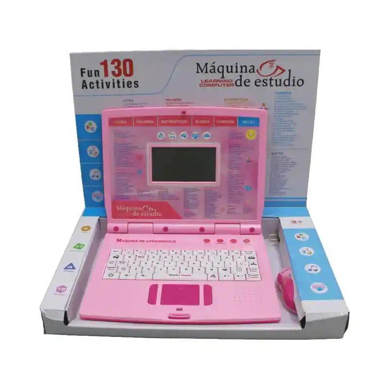 Computador Didáctico Para Niños Y Niñas - 130 Funciones Ingles Y Español - Juegos
