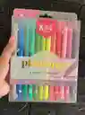 Marcadores Plumones Kiut X24 1 Punta 2 Trazos