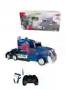Carro Optimus Transformers Con Humo Y Control Remoto