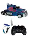 Carro Optimus Transformers Con Humo Y Control Remoto