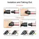 Pinza Rizador 6 En 1 Para Cabello Múltipeinados