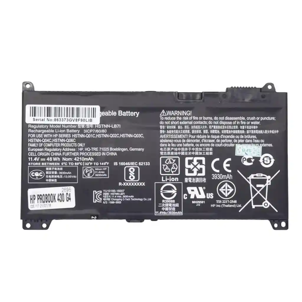 Bateria Para Hp Probook 430 G4 440 G4 450 G4