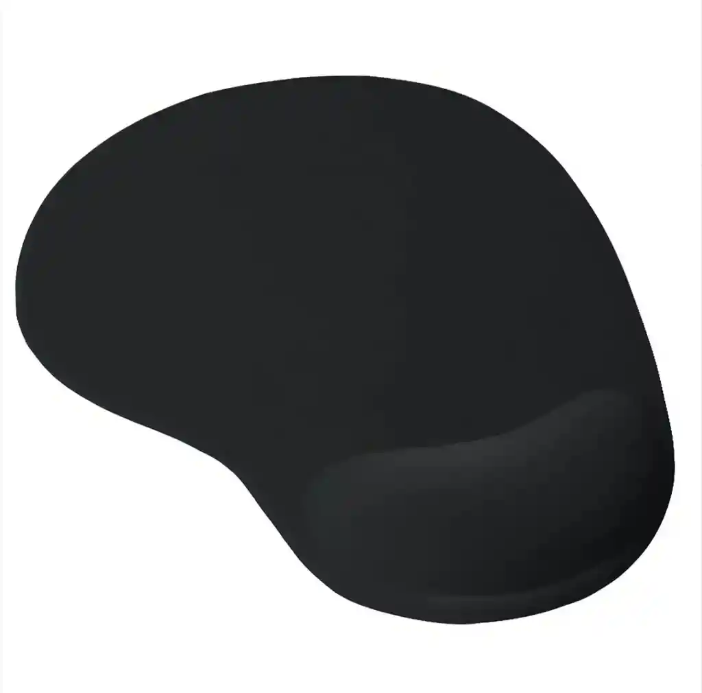 Pad Mouse Con Soporte En Gel Color Negro