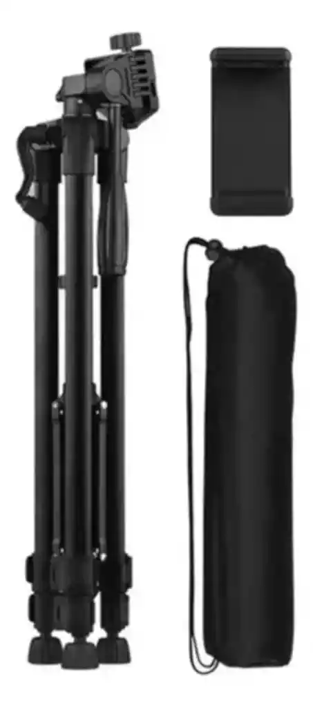Tripode Fotografia 1.62 Metros Profesional Camaras Reflex Digitales Soporte Para Celulares + Funda