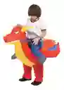 Disfraz Inflable Infantil Para Montar Dragón Niño O Niña