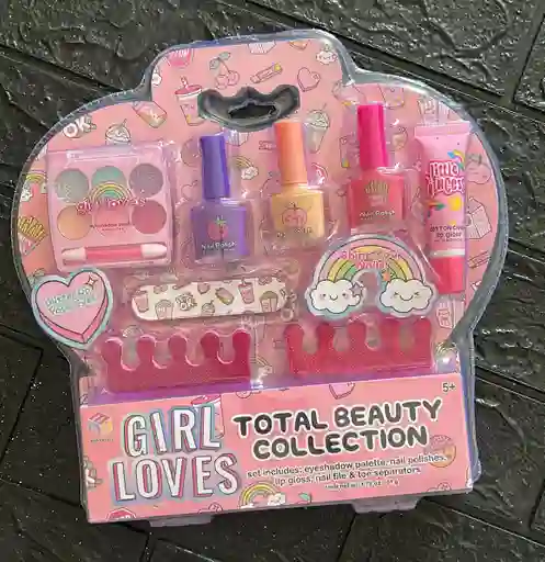Kit De Manicura En Blister Para Niñas Juguetes Para Niñas