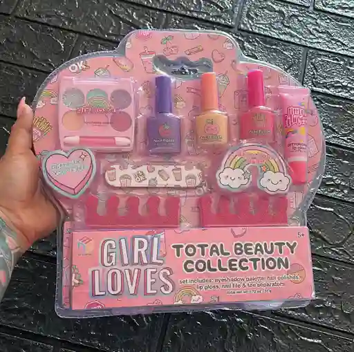 Kit De Manicura En Blister Para Niñas Juguetes Para Niñas