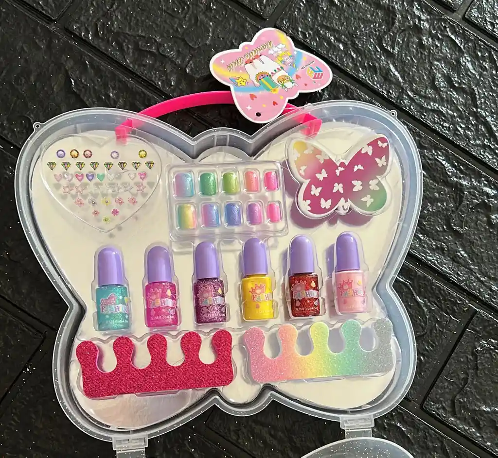 Kit Manicura En Maleta Para Niñas Juguetes Para Niñas