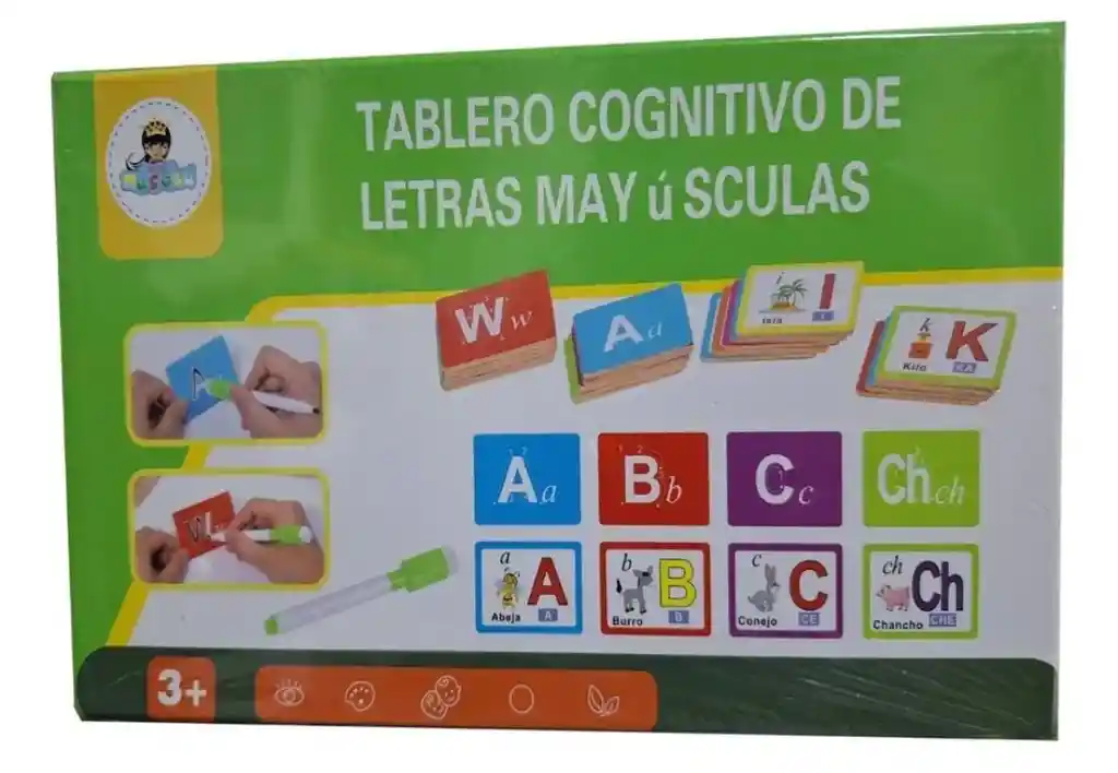 Tablero Cognitivo De Letras Mayusculas