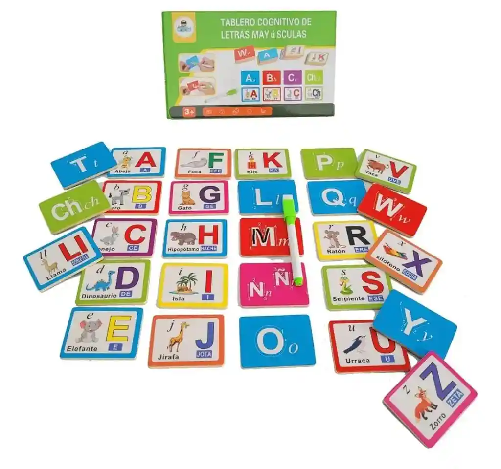 Tablero Cognitivo De Letras Mayusculas