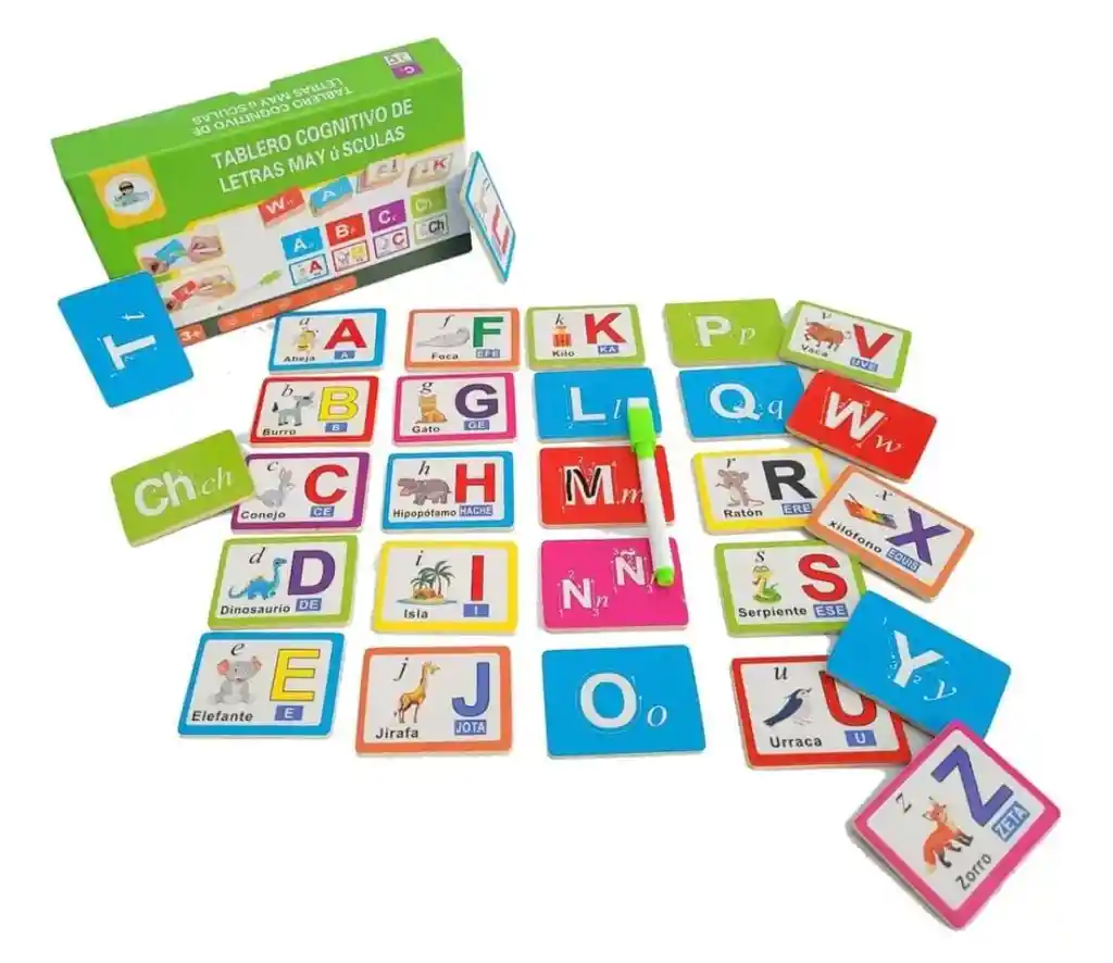 Tablero Cognitivo De Letras Mayusculas