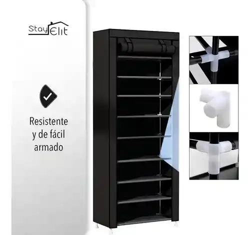 Zapatero Closet De 9 Niveles Armable Organizador De Zapatos