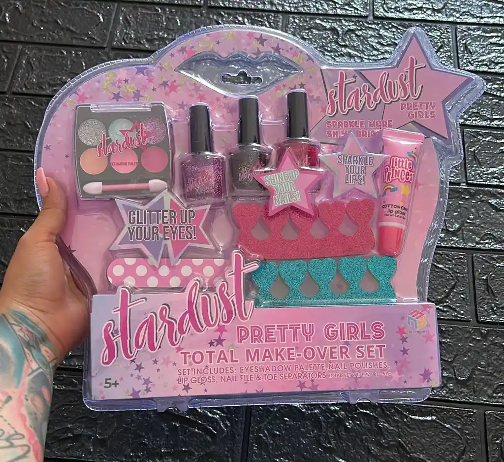 Kit De Manicura En Blister Para Niñas Juguetes Para Niñas