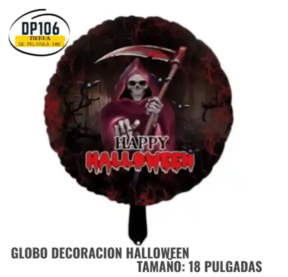 Globo Decoracion Halloween R18 X 1 Und