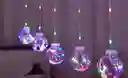 Luces De Navidad Esfera Decoración Hogar, Globos X10 Unid Luces Multicolor