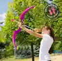 Kit Disparo Niños Juguete Punteria Arco + Flechas Infantil Color Rosa