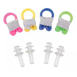 Kit Pinzas Nasales + Tapa Oídos Para Natación Color Aleatorio Mujer