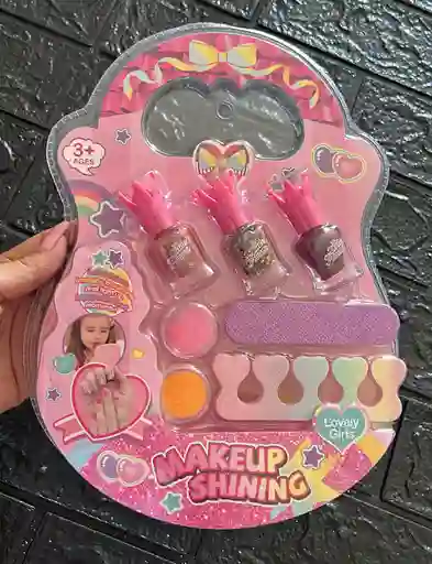 Kit De Manicura Para Niña En Blister Juguetes Para Niñas