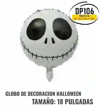 Globo De Decoracion Halloween Jack Skellington R18