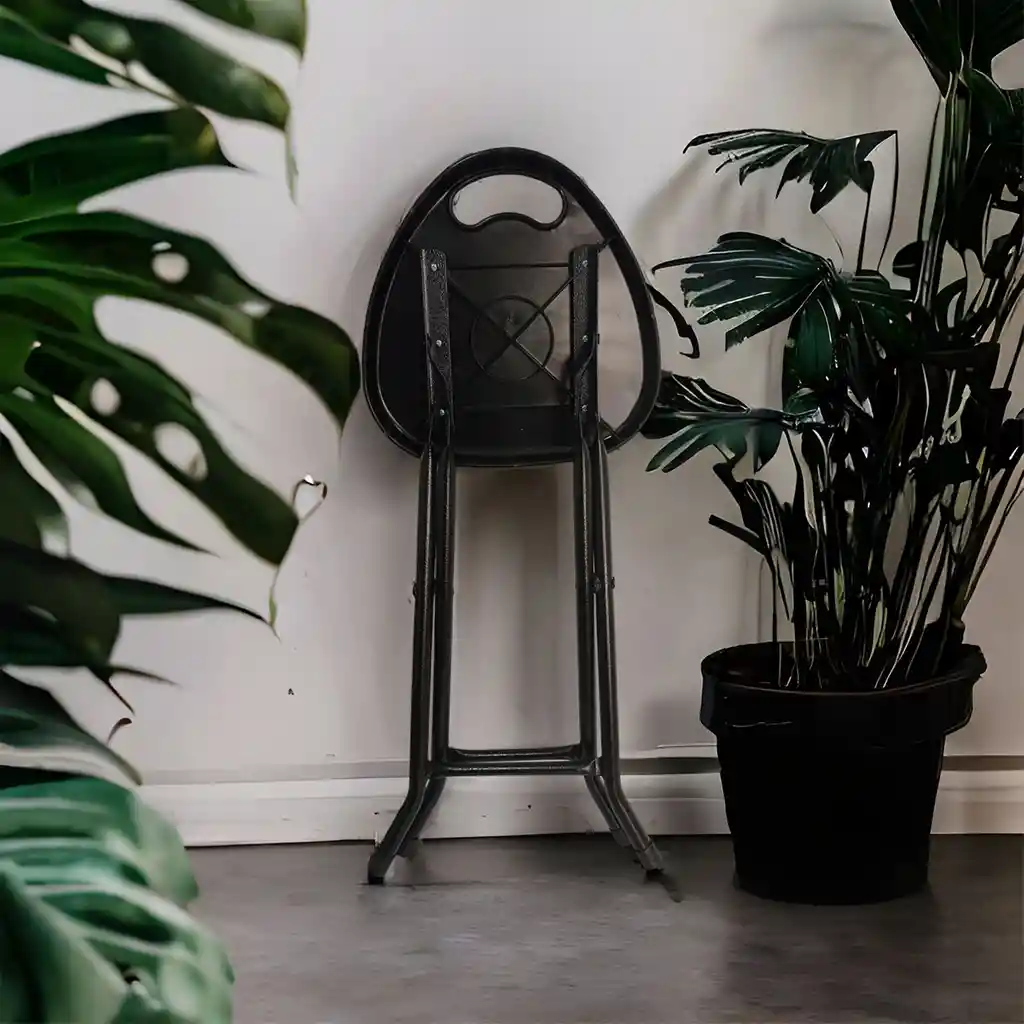 Silla Butaco Plegable Mediana Estructura Metalica Resistente