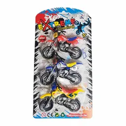 Motocicleta Moto Carreras Deportivas Coleccion X 3 Unidades