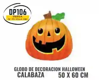 Globo De Calabaza Grande Decoracion Halloween 50 X 60 Cm